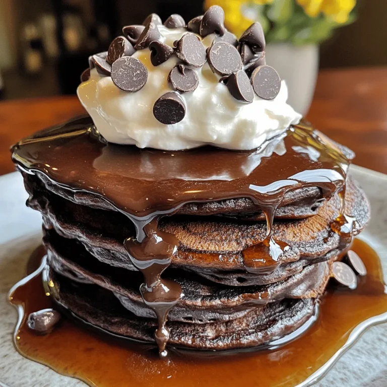Imagine waking up to the rich aroma of chocolate wafting through your kitchen, the promise of a sweet indulgence awaiting you. Indulging in a stack of chocolate pancakes can transform an ordinary morning into a delightful culinary experience. Whether it's a special occasion or just a regular Sunday brunch, these pancakes can elevate your breakfast game to new heights. This recipe for the most amazing chocolate pancakes combines rich flavors with a fluffy texture, making it the perfect treat for both chocolate lovers and anyone looking to add a little sweetness to their morning routine.