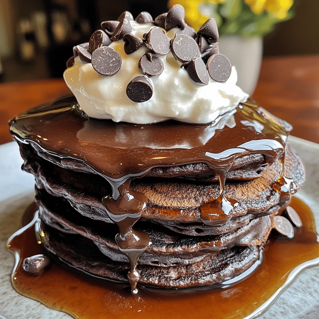 Imagine waking up to the rich aroma of chocolate wafting through your kitchen, the promise of a sweet indulgence awaiting you. Indulging in a stack of chocolate pancakes can transform an ordinary morning into a delightful culinary experience. Whether it's a special occasion or just a regular Sunday brunch, these pancakes can elevate your breakfast game to new heights. This recipe for the most amazing chocolate pancakes combines rich flavors with a fluffy texture, making it the perfect treat for both chocolate lovers and anyone looking to add a little sweetness to their morning routine.