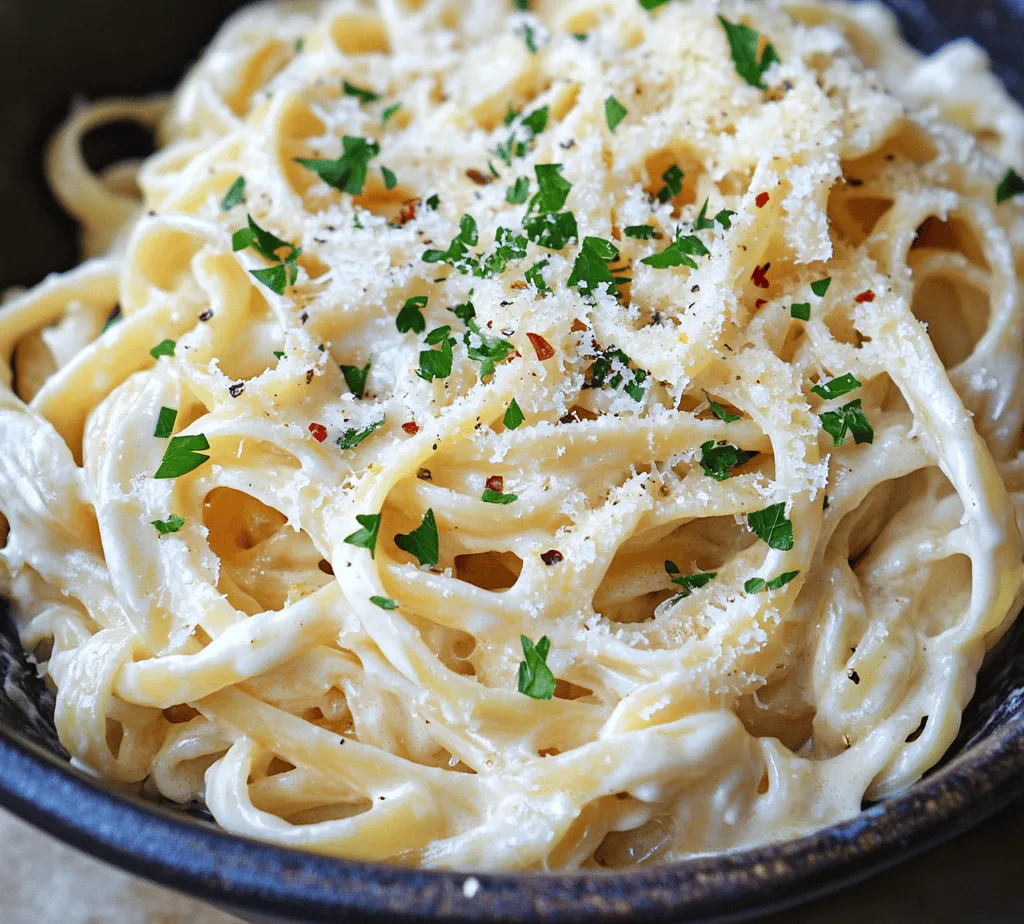Garlic Parmesan Pasta Delight is a quintessential dish that speaks to the heart of comfort food. For pasta enthusiasts and culinary adventurers alike, this dish serves as both a quick weeknight dinner and a sophisticated choice for special occasions. What sets this recipe apart is its delightful simplicity—using just a handful of ingredients, you can create a meal bursting with flavor and aroma. The combination of aromatic garlic and rich Parmesan cheese creates a velvety sauce that clings to every strand of pasta, while a touch of lemon zest brightens the whole dish, elevating it to new heights.