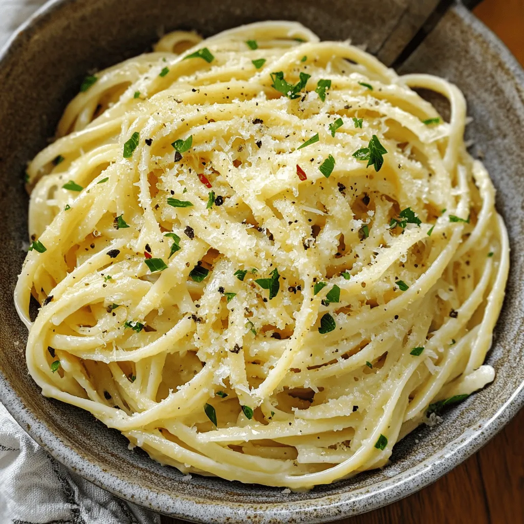 Garlic Parmesan Pasta Delight is a quintessential dish that speaks to the heart of comfort food. For pasta enthusiasts and culinary adventurers alike, this dish serves as both a quick weeknight dinner and a sophisticated choice for special occasions. What sets this recipe apart is its delightful simplicity—using just a handful of ingredients, you can create a meal bursting with flavor and aroma. The combination of aromatic garlic and rich Parmesan cheese creates a velvety sauce that clings to every strand of pasta, while a touch of lemon zest brightens the whole dish, elevating it to new heights.