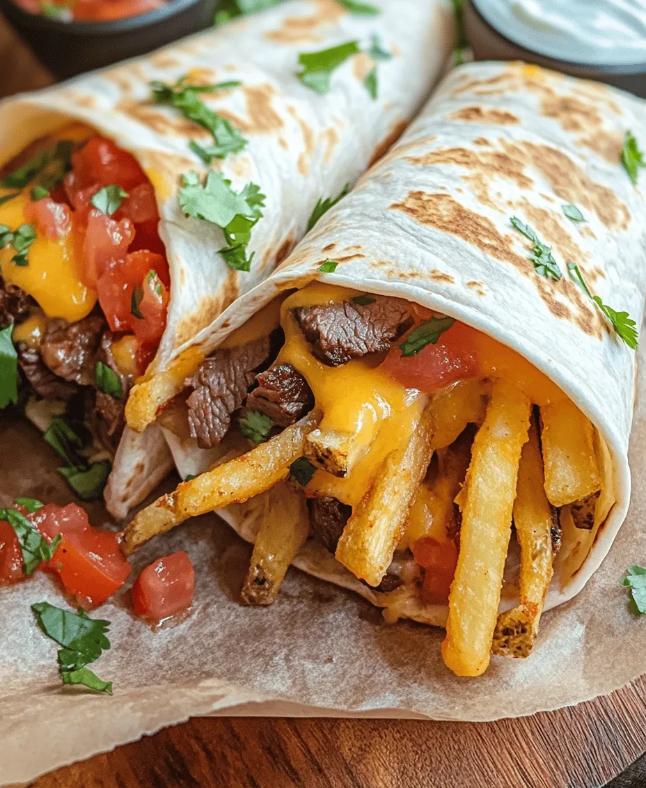 Burritos have long held a cherished place in the hearts of food lovers around the globe, known for their versatility and comforting nature. These delicious wraps can be filled with an almost endless array of ingredients, making them a perfect choice for any occasion—from casual dinners at home to festive gatherings with friends and family. Today, we're elevating the classic burrito with a mouthwatering twist: the Steak & Cheese Dirty Fry Burrito.