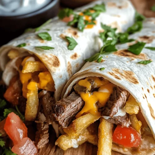 Burritos have long held a cherished place in the hearts of food lovers around the globe, known for their versatility and comforting nature. These delicious wraps can be filled with an almost endless array of ingredients, making them a perfect choice for any occasion—from casual dinners at home to festive gatherings with friends and family. Today, we're elevating the classic burrito with a mouthwatering twist: the Steak & Cheese Dirty Fry Burrito.