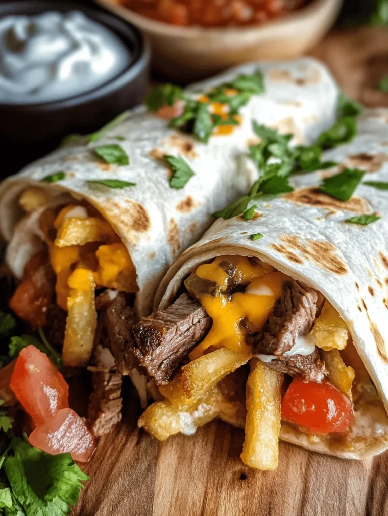 Burritos have long held a cherished place in the hearts of food lovers around the globe, known for their versatility and comforting nature. These delicious wraps can be filled with an almost endless array of ingredients, making them a perfect choice for any occasion—from casual dinners at home to festive gatherings with friends and family. Today, we're elevating the classic burrito with a mouthwatering twist: the Steak & Cheese Dirty Fry Burrito.