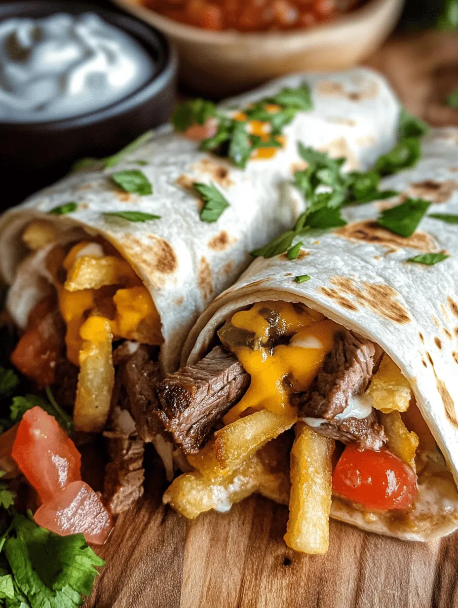 Burritos have long held a cherished place in the hearts of food lovers around the globe, known for their versatility and comforting nature. These delicious wraps can be filled with an almost endless array of ingredients, making them a perfect choice for any occasion—from casual dinners at home to festive gatherings with friends and family. Today, we're elevating the classic burrito with a mouthwatering twist: the Steak & Cheese Dirty Fry Burrito.