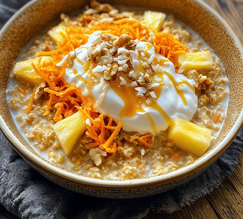 In recent years, oatmeal has surged in popularity as a breakfast staple, and for good reason. This wholesome grain is not only versatile and comforting but also packed with nutrients that fuel your body for the day ahead. Gone are the days when oatmeal was merely a bowl of bland mush. Today, oatmeal can be transformed into a delightful array of flavors and textures, making it an exciting choice for breakfast. Among the many variations, Carrot Cake Oatmeal stands out as a delicious and nutritious twist on traditional oatmeal.
