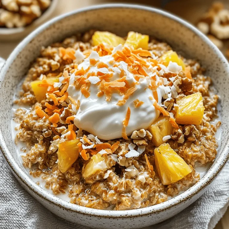 In recent years, oatmeal has surged in popularity as a breakfast staple, and for good reason. This wholesome grain is not only versatile and comforting but also packed with nutrients that fuel your body for the day ahead. Gone are the days when oatmeal was merely a bowl of bland mush. Today, oatmeal can be transformed into a delightful array of flavors and textures, making it an exciting choice for breakfast. Among the many variations, Carrot Cake Oatmeal stands out as a delicious and nutritious twist on traditional oatmeal.