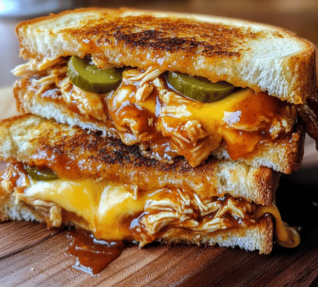 Creating the ultimate BBQ Chicken Grilled Cheese requires a few precise steps that ensure each bite is bursting with flavor. Follow these detailed instructions to achieve a perfectly melted, satisfying sandwich.