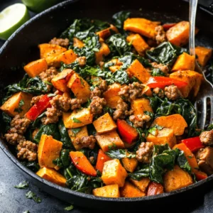 In the hustle and bustle of modern life, finding the perfect balance between health and convenience is crucial. Enter the Ground Turkey Sweet Potato Skillet. This dish is not just a quick meal; it is a wholesome one that is loaded with nutrients, flavor, and vibrant colors. The combination of lean ground turkey and sweet potatoes creates a satisfying base, while the addition of fresh vegetables and spices elevates it to a new level of deliciousness. This skillet meal is ideal for busy weeknights when you want something healthy without spending hours in the kitchen.
