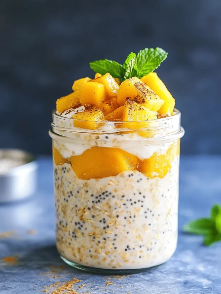 In recent years, overnight oats have gained immense popularity as a convenient and nutritious breakfast option. This delightful dish has captured the hearts of health enthusiasts and busy individuals alike, thanks to its simple preparation and impressive health benefits. Not only are overnight oats easy to whip up the night before, but they also offer endless possibilities for customization, allowing you to tailor each serving to your taste preferences.