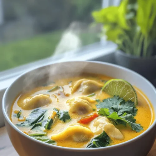 Curry Dumpling Delight Soup is more than just a dish; it’s a vibrant tapestry of flavors and textures that reflects the rich culinary heritage of Asian cuisine. This delightful soup brings together the comforting warmth of a hearty broth, the satisfying chew of homemade dumplings, and the aromatic spices typical of curry dishes, making it a versatile favorite for both vegetarians and meat-lovers alike.