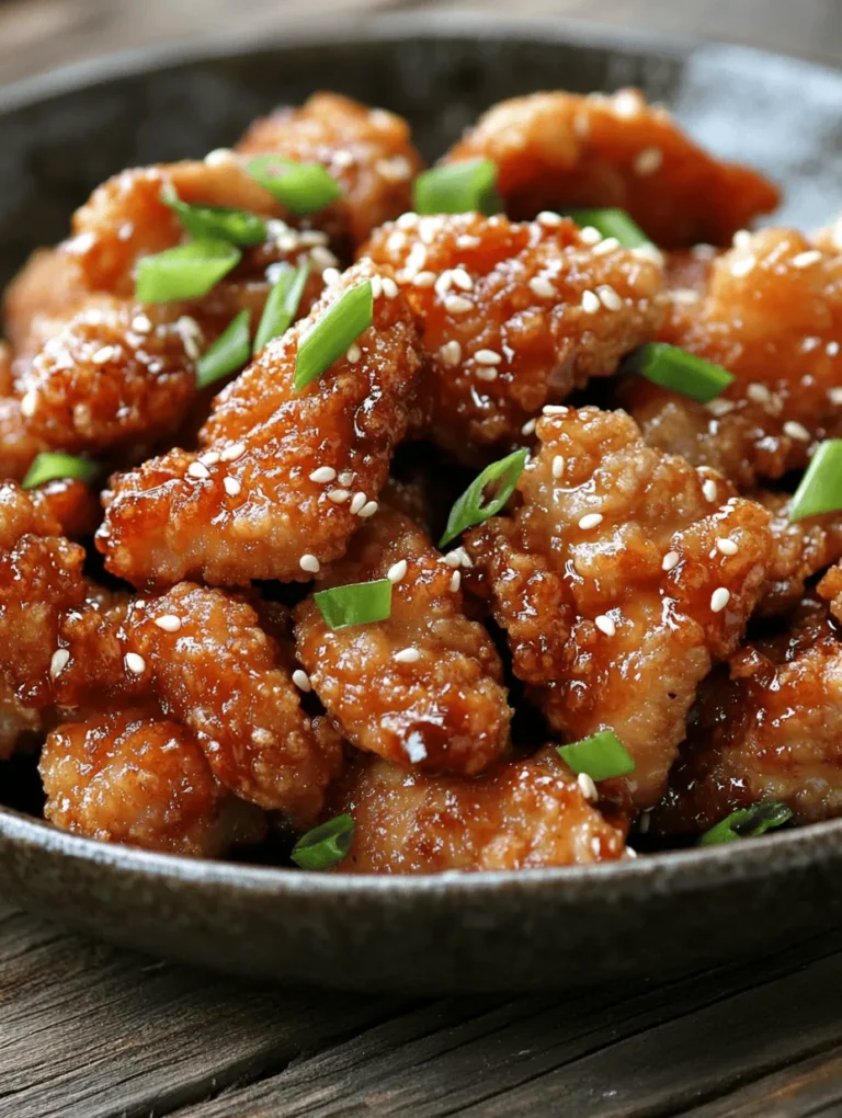 Crispy Chinese Honey Garlic Chicken is a tantalizing dish that brings together the comforting crunch of perfectly fried chicken with a rich, flavorful sauce that strikes a beautiful balance between sweet and savory. This dish has gained immense popularity not only in Chinese restaurants but also in homes around the world, thanks to its irresistible taste and delightful textures. Imagine succulent pieces of chicken enveloped in a glossy, sticky honey garlic sauce that clings to every bite, making it a favorite among both kids and adults alike.