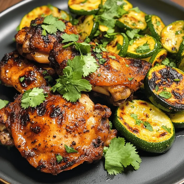 Welcome to a culinary adventure that will tantalize your taste buds and elevate your dining experience! Today, we’re diving into the world of Sizzling Asado Chicken with Zesty Lemon Zucchini. This dish is not only a feast for the senses but also an ideal choice for both casual family dinners and special occasions. Imagine succulent, marinated chicken perfectly grilled to a sizzling finish, paired with vibrant, zesty zucchini that adds a refreshing touch to your plate.