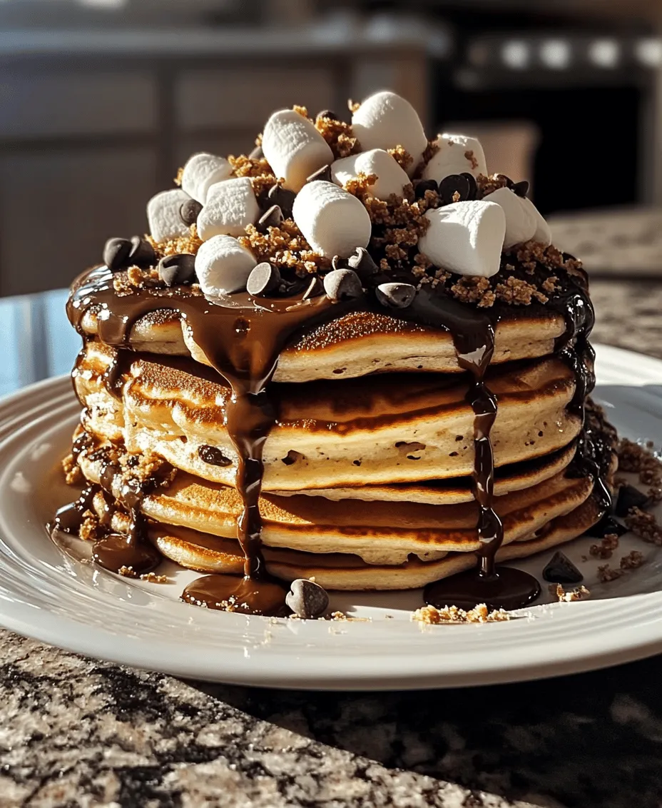 S’mores have long been a beloved treat, evoking memories of campfires, summer nights, and the simple joy of sharing sweets with friends and family. The classic combination of gooey marshmallows, rich chocolate, and crunchy graham crackers not only satisfies the sweet tooth but also brings a sense of nostalgia that many cherish. Now, imagine capturing that delightful flavor in a fluffy stack of pancakes. Yes, you read that right! S’mores Pancakes allow you to enjoy this iconic dessert in breakfast form, merging the best of both worlds into a delightful morning feast.