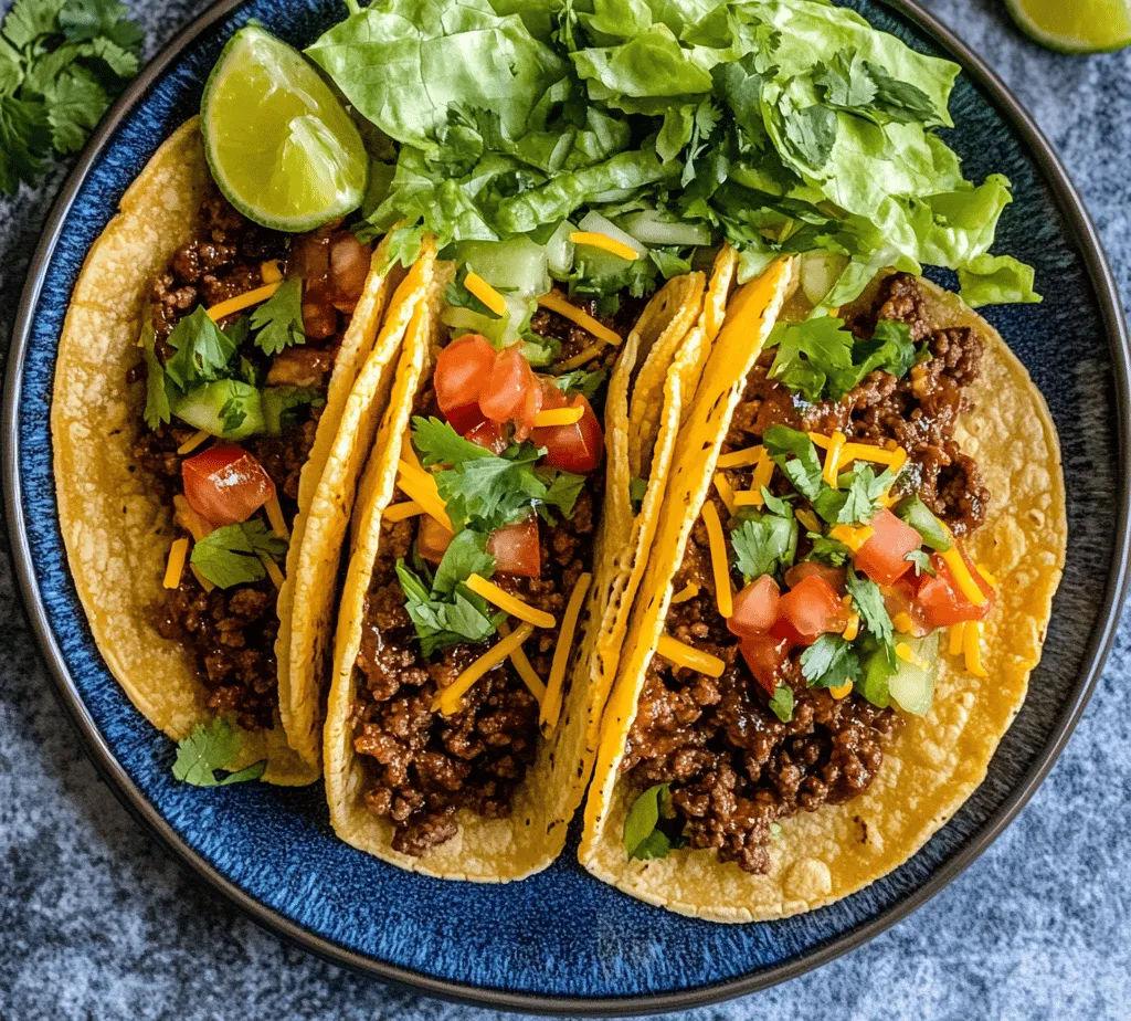 The key to a successful taco lies in its ingredients. Each component plays a vital role in building the flavor profile and texture of the dish. Here, we will delve into each ingredient that makes these Garlic Butter Honey BBQ Beef Tacos truly special.