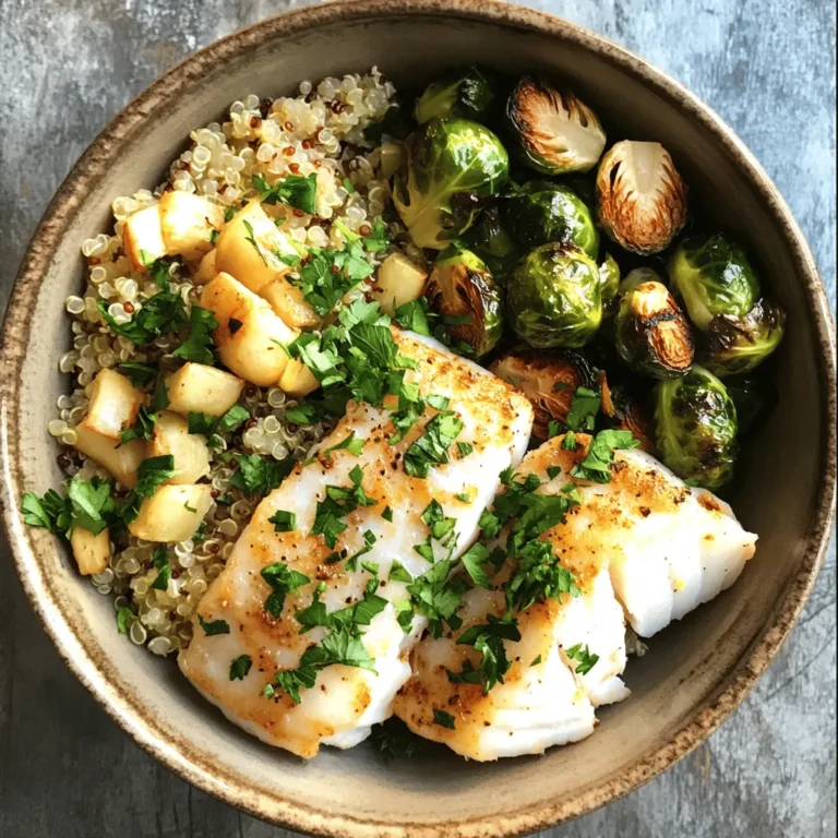 In the world of healthy cooking, few dishes can compete with the vibrant and nutritious Lemon Garlic Butter Cod Bowls with Roasted Brussels Sprouts. This dish not only delivers a burst of flavor with every bite but also provides a balanced meal that satisfies both the palate and nutritional needs. The combination of tender cod, caramelized Brussels sprouts, and a wholesome grain base makes for a delightful experience that can be enjoyed for lunch or dinner.