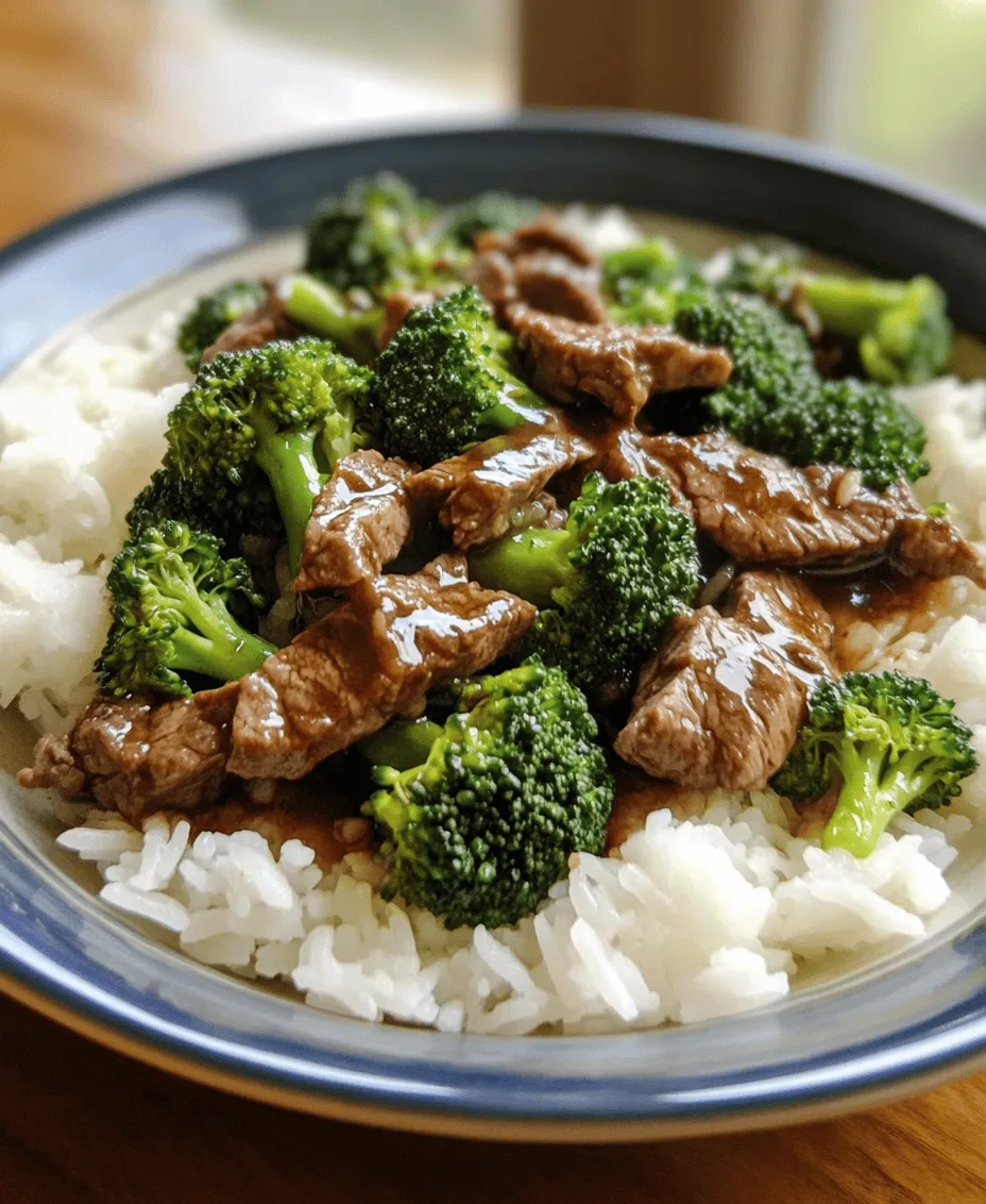 Chinese cuisine has captivated food lovers around the globe with its vibrant flavors, intricate techniques, and diverse ingredients. Among the myriad of dishes that showcase the culinary artistry of this cuisine, <strong>Savory Chinese Beef and Broccoli Delight</strong> stands out as a beloved classic. This dish not only embodies the umami-rich flavors that define Chinese cooking but also offers a delightful combination of textures – the tender beef juxtaposed with crisp-tender broccoli.” /></p>
</p>
<h3>Techniques for Maintaining Vibrant Color and Crispness</h3>
</p>
<p>When preparing <strong>Savory Chinese Beef and Broccoli Delight</strong>, one of your primary goals is to create a visually appealing dish with vibrant colors and crisp textures. To maintain the bright green hue of the broccoli, it is essential to follow a few key techniques during the cooking process. First and foremost, blanching the broccoli in boiling water for about one to two minutes before adding it to the stir-fry can help preserve its color and nutrients. After blanching, immediately transfer the broccoli to an ice bath to stop the cooking process, ensuring it stays crisp.</p>
</p>
<p>The timing of your stir-frying is crucial. When you add the vegetables to the hot wok or skillet, ensure that they are spread out evenly to allow for quick cooking without overcrowding. This not only helps maintain their crunchiness but also prevents them from becoming mushy. Stir-fry your broccoli and any other vegetables until they are just tender yet still bright in color, which usually takes no more than three to four minutes.</p>
</p>
<h3>Alternative Vegetable Options for Variations of the Dish</h3>
</p>
<p>While broccoli is the star of this dish, feel free to experiment with other vegetables for added flavor and nutrition. Bell peppers, snap peas, carrots, or bok choy can work wonderfully alongside the beef. Each of these alternatives offers unique textures and colors, allowing you to customize the dish according to your preferences or what you have on hand. Just remember to adjust the cooking time based on the vegetables you choose to ensure they remain crisp and vibrant.</p>
</p>
<h3>Cooking the Beef</h3>
</p>
<h4>Tips for Achieving the Perfect Sear on Flank Steak</h4>
</p>
<p>The key to a delicious beef stir-fry lies in the quality of the sear on your flank steak. Begin by slicing the beef against the grain into thin strips, as this will help break down the muscle fibers and result in a more tender bite. To achieve that coveted caramelization, make sure to pat the beef dry with paper towels before cooking. This step removes excess moisture that can hinder browning.</p>
</p>
<p>When ready to cook, preheat your wok or skillet over high heat until it begins to smoke slightly. Add a thin layer of oil, and then add the beef in a single layer. Avoid the temptation to overcrowd the pan; cooking in batches will yield better results. If the pan is too crowded, the beef will steam instead of sear, resulting in a less than ideal texture.</p>
</p>
<h4>Importance of Cooking in Batches to Avoid Steaming</h4>
</p>
<p>As mentioned, cooking the beef in batches is vital to achieving a perfect sear. By doing this, you allow each piece of meat to come into contact with the hot surface of the pan, leading to a beautiful brown crust that enhances the overall flavor of the dish. Once the first batch is cooked, remove it from the pan and set it aside while you repeat the process with the remaining beef.</p>
</p>
<h4>Techniques for Ensuring the Beef Remains Juicy and Tender</h4>
</p>
<p>To keep your beef juicy and tender, consider marinating it for at least 30 minutes before cooking. A simple marinade of soy sauce, cornstarch, and a splash of sesame oil will not only add flavor but will also create a protective barrier that locks in moisture during cooking. After searing, allow the beef to rest briefly before serving; this will enable the juices to redistribute and enhance the overall tenderness.</p>
</p>
<h4>Discussing the Aromatics: When and How to Add Garlic and Ginger for Maximum Flavor</h4>
</p>
<p>Garlic and ginger are quintessential aromatics in Chinese cooking, adding depth and warmth to your dish. For maximum flavor impact, add minced garlic and ginger to the hot pan just after the beef has been cooked and removed. Allow them to sauté for 30 seconds until fragrant, then reintroduce the beef along with the blanched broccoli and sauce. This method ensures that the aromatics infuse the entire dish without burning, which can lead to a bitter taste.</p>
</p>
<h3>Bringing It All Together</h3>
</p>
<h4>Step-by-Step Guide on Combining Beef, Broccoli, and Sauce</h4>
</p>
<p>Once the beef and vegetables are prepared separately, it’s time to bring everything together. Start by adding a splash more oil to the pan and heating it over medium-high heat. Add the garlic and ginger, cooking until fragrant, then return the seared beef to the pan. Next, add the blanched broccoli and any other vegetables you’re using. Pour in your sauce, which should be a mix of soy sauce, oyster sauce, and a bit of cornstarch for thickening. Stir everything together, ensuring each ingredient is well-coated with the sauce.</p>
</p>
<h4>Discussion on the Importance of Cooking Time for Sauce Thickening</h4>
</p>
<p>Cook the mixture for an additional two to three minutes, allowing the sauce to thicken and cling to the beef and vegetables. You’ll know the dish is ready when the sauce bubbles gently and coats everything evenly. This step is important as it melds all the flavors together, enhancing the overall taste of your dish.</p>
</p>
<h4>Visual Cues for Knowing When the Dish is Ready to Serve</h4>
</p>
<p>Pay attention to the colors and textures of the ingredients. The broccoli should remain bright green and crisp, while the beef should look glossy and well-coated in the sauce. If you notice the beef becoming overcooked or the vegetables losing their vibrant color, it’s a sign to take the dish off the heat.</p>
</p>
<h4>Importance of Seasoning Before Serving for a Balanced Taste</h4>
</p>
<p>Before serving your <strong>Savory Chinese Beef and Broccoli Delight</strong>, taste the dish. Depending on your preferences, you may want to adjust the seasoning with a pinch of salt, a splash of soy sauce, or even a dash of chili flakes for some heat. Balancing the flavors at this stage ensures a satisfying meal that pleases the palate.</p>
</p>
<h3>Serving Suggestions</h3>
</p>
<h4>Ideas for Plating the Dish Attractively</h4>
</p>
<p>Presentation is key when serving your dish. Use a large, shallow bowl or plate to showcase the vibrant colors of the beef and broccoli. Garnish with sesame seeds or thinly sliced green onions for an added touch of elegance. Placing the dish atop a bed of steaming rice not only enhances its appearance but also adds a comforting element to the meal.</p>
</p>
<h4>Recommended Accompaniments: Types of Rice and Side Dishes</h4>
</p>
<p>To complement your <strong>Savory Chinese Beef and Broccoli Delight</strong>, serve it with fluffy jasmine rice or brown rice, which provide a perfect base for soaking up the sauce. For a more hearty meal, consider adding some spring rolls or dumplings on the side. A light cucumber salad can also serve as a refreshing contrast to the rich flavors of the dish.</p>
</p>
<h4>Discussing Potential Variations: Adding Nuts, Different Proteins, or Spice Levels</h4>
</p>
<p>Feel free to customize your beef and broccoli dish by adding a handful of cashews or peanuts for a delightful crunch. Alternatively, you can swap out the flank steak for chicken, shrimp, or tofu to cater to different dietary preferences. Adjust the spice levels to suit your taste; for a milder dish, omit any chili elements, or for those who enjoy heat, toss in some sliced fresh chilies or chili paste.</p>
</p>
<h4>Insights on Pairing Beverages with the Meal</h4>
</p>
<p>Pair your meal with beverages that enhance the dining experience. A light-bodied white wine, such as Sauvignon Blanc, or a refreshing iced green tea can complement the flavors beautifully. If you prefer non-alcoholic options, try a homemade lemonade or a lightly flavored sparkling water to cleanse the palate.</p>
</p>
<h3>Nutritional Information</h3>
</p>
<h4>Breakdown of Key Nutritional Components of the Dish</h4>
</p>
<p>This dish not only delights the taste buds but also packs a nutritional punch. A typical serving of <strong>Savory Chinese Beef and Broccoli Delight</strong> contains protein from the beef, vitamins A and C from the broccoli, and healthy fats from the sesame oil used in the cooking process. The dish is balanced, providing a good mix of macronutrients essential for a healthy diet.</p>
</p>
<h4>Discussion on Health Considerations: Protein, Vitamins, and Minerals</h4>
</p>
<p>With lean flank steak, this recipe is an excellent source of protein, crucial for muscle repair and overall health. Broccoli, rich in vitamins K and C, supports immune health and bone strength. Additionally, the dish’s use of garlic and ginger not only enhances flavor but also provides anti-inflammatory benefits, making it a wholesome choice for any meal.</p>
</p>
<h4>How This Dish Fits Into a Balanced Diet</h4>
</p>
<p>Incorporating <strong>Savory Chinese Beef and Broccoli Delight</strong> into your meal rotation can contribute to a balanced diet. It combines protein, vegetables, and carbohydrates when served with rice. Adjust portion sizes based on your dietary needs, and feel free to incorporate more vegetables or a salad to balance the meal even further.</p>
</p>
<h3>Conclusion</h3>
</p>
<p>In summary, <strong>Savory Chinese Beef and Broccoli Delight</strong> is a dish that highlights the beautiful combination of tender beef, crisp broccoli, and a savory sauce that ties it all together. The cooking techniques discussed, from maintaining vibrant colors to achieving the perfect sear, are essential for creating a dish that not only looks appealing but also tastes outstanding.</p>
</p>
<p>Cooking is a joy that brings people together, and this dish is perfect for sharing with family and friends. The cultural significance of Chinese cuisine, steeped in tradition and communal dining, invites you to gather around the table and enjoy a meal that’s not just about nourishment but also about connection.</p>
</p>
<p>As you experiment with this recipe, feel free to make it your own by incorporating different vegetables, proteins, or spice levels. Let your creativity flow, and enjoy the journey of cooking this delightful dish! Whether it’s a weeknight dinner or a special occasion, <strong>Savory Chinese Beef and Broccoli Delight</strong> is sure to impress and satisfy.</p>
<div id=