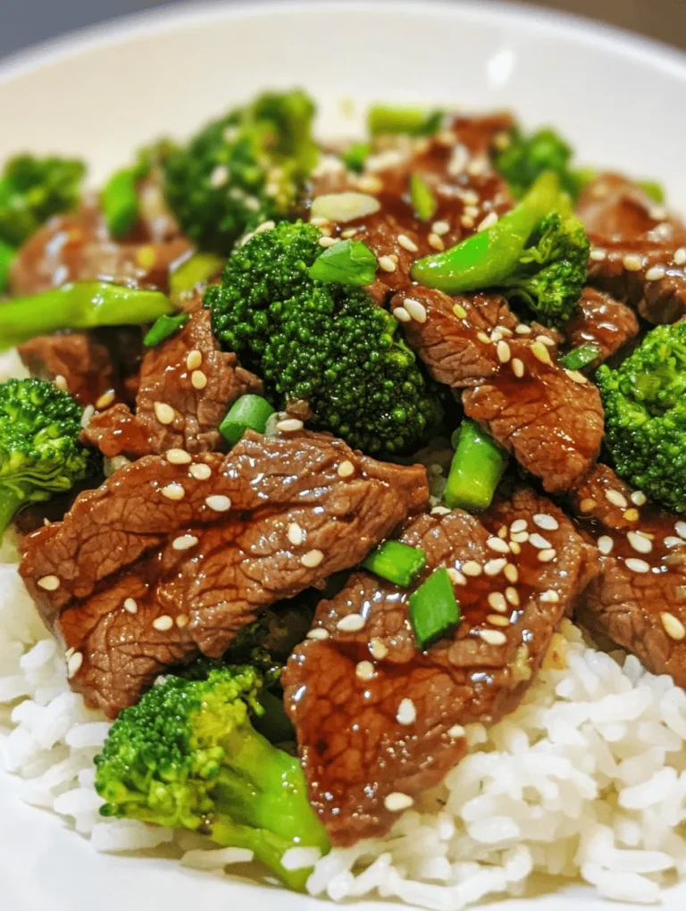 Chinese cuisine has captivated food lovers around the globe with its vibrant flavors, intricate techniques, and diverse ingredients. Among the myriad of dishes that showcase the culinary artistry of this cuisine, Savory Chinese Beef and Broccoli Delight stands out as a beloved classic. This dish not only embodies the umami-rich flavors that define Chinese cooking but also offers a delightful combination of textures – the tender beef juxtaposed with crisp-tender broccoli.