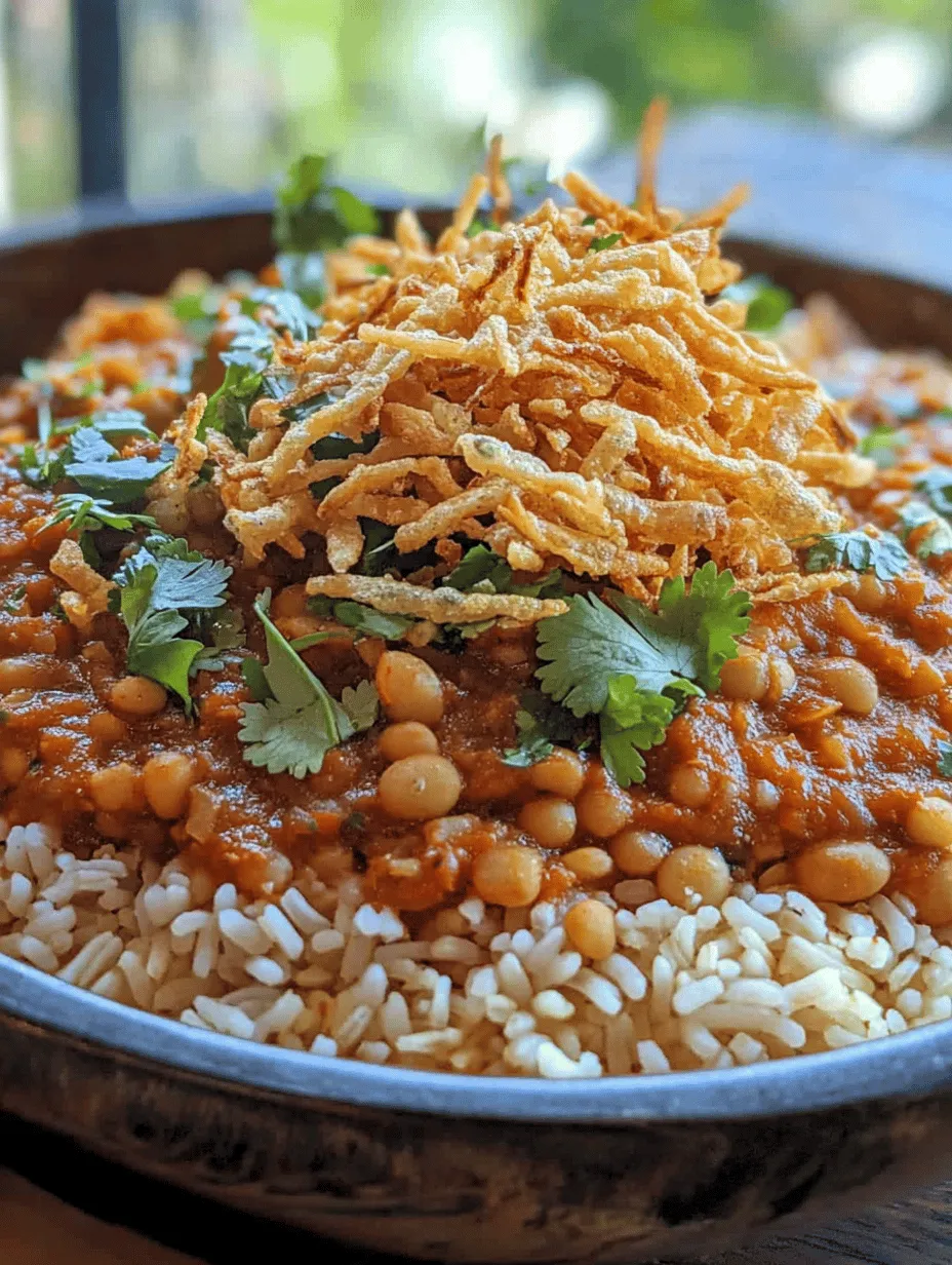 Koshari is celebrated as Egypt’s national dish, a culinary masterpiece that embodies the rich flavors and cultural heritage of this vibrant country. This beloved dish is more than just a meal; it is a symbol of Egyptian pride and a staple of everyday life. From bustling street corners to family gatherings, Koshari brings people together, uniting them over its hearty ingredients and satisfying flavors. Its popularity has transcended borders, making it a go-to option for those seeking a taste of authentic Egyptian cuisine.