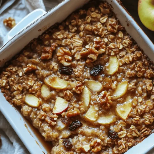 If you're looking for a delicious and nutritious way to start your day, look no further than the Irresistible Healthy Apple Oatmeal Breakfast Bake. This wholesome dish combines the comforting flavors of baked oatmeal with the natural sweetness of apples, making it a perfect morning treat for both kids and adults. In today’s fast-paced world, the importance of healthy breakfast options cannot be overstated. A well-balanced breakfast not only fuels your body but also sets the tone for a productive day ahead.
