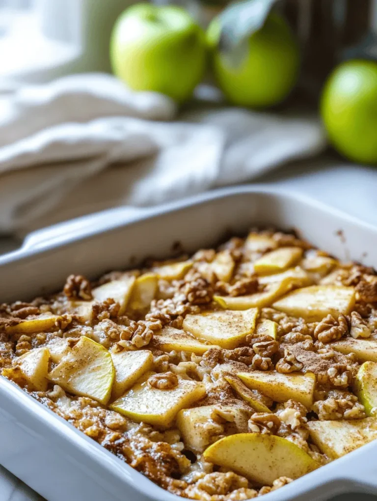 In the realm of breakfast options, finding a dish that balances health and indulgence can indeed be a challenge. Enter the Irresistible Healthy Apple Oatmeal Breakfast Bake—a delicious and nutritious way to start your day. Imagine waking up to a warm, comforting dish that not only satisfies your morning cravings but also fuels your body with the energy it needs to tackle the day ahead. This delightful breakfast bake is packed with wholesome ingredients, sweetened naturally, and is sure to become a staple in your morning routine.