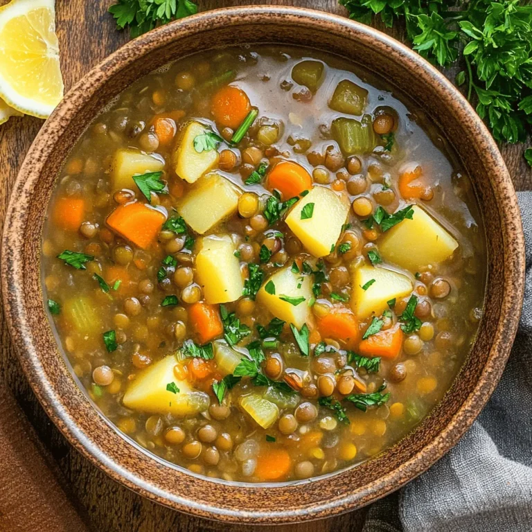 As the colder months approach, the need for a warm, nutritious meal becomes more pronounced. A hearty bowl of soup not only warms the body but also nourishes the soul. Among the many comforting options available, the Hearty Lentil and Potato Soup Delight stands out as a quintessential dish that promises both flavor and nutrition. This soup is not just a blend of ingredients; it’s a celebration of wholesome living, designed to provide comfort during chilly evenings.