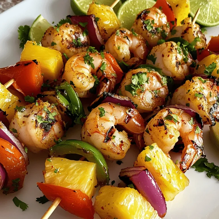 Every great dish starts with quality ingredients, and the Juicy Margarita Grilled Shrimp Kabobs are no exception. Let’s explore the core ingredients that contribute to the flavor and overall success of this mouthwatering recipe.