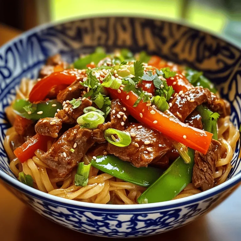 Hoisin Beef Noodles has gained immense popularity for its versatility and ease of preparation. This dish is not only a staple in many Asian households but has also made its mark in restaurants worldwide. The balance of flavors—sweetness from the hoisin sauce, umami from the soy sauce, and the freshness of vegetables—creates a symphony of tastes that captivates the palate. It's an excellent choice for those looking for a quick yet satisfying meal, as most of the ingredients are readily available and require minimal cooking time.