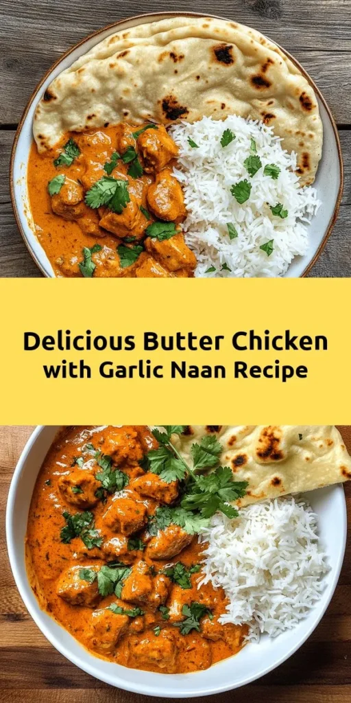 Dive into this Butter Chicken Bonanza, a deliciously creamy and spiced dish that’s perfect for family dinners or meal prep! Made with tender marinated chicken thighs, simmered in a flavorful tomato cream sauce, and served with fluffy basmati rice and homemade garlic naan, this recipe is a must-try. Easy to follow, the combination of spices will fill your kitchen with mouthwatering aromas, making it a comforting favorite. Enjoy this Indian classic any night of the week!