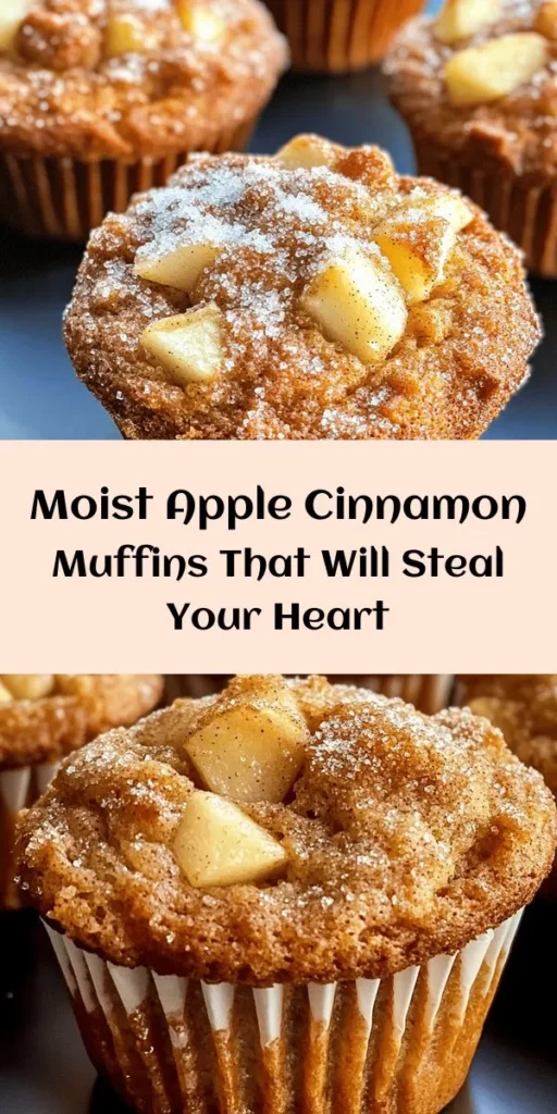 Indulge in the warmth of fall with these irresistible moist apple cinnamon muffins! Packed with fresh apples, a hint of nutmeg, and creamy Greek yogurt, this recipe promises fluffy, flavorful muffins that are perfect for breakfast or a snack. With a delightful crunch on top, they’re sure to be a hit with family and friends. Easy to make and full of comforting flavors, give these muffins a try and enjoy the cozy vibes!