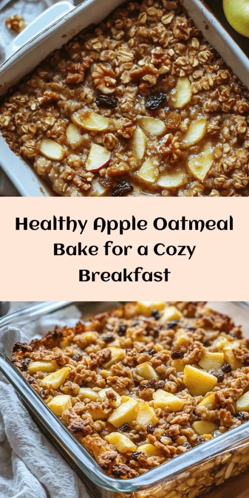 Start your day right with this irresistible Healthy Apple Oatmeal Breakfast Bake! Packed with wholesome ingredients like rolled oats, fresh apples, and warming spices, this bake is not only delicious but also nutritious. With a simple mix of wet and dry ingredients, it bakes to golden perfection in just 35 minutes. Perfect for meal prep or a cozy breakfast! Drizzle with maple syrup for an extra touch. Enjoy this wholesome treat with family and friends.