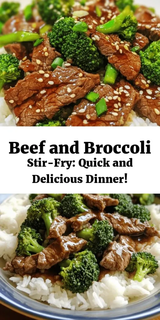 Savor the vibrant flavors of this Chinese Beef and Broccoli Delight! This easy recipe features tender flank steak and fresh broccoli tossed in a savory sauce made with soy sauce, oyster sauce, and ginger. Perfect for a quick weeknight dinner, it comes together in just 40 minutes and is best served over a fluffy bed of rice. Enjoy a delicious homemade takeout experience that the whole family will love!